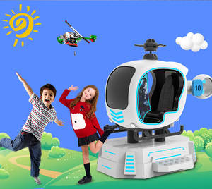 Machine de jeu d'aventure pour enfants à pièces, console de jeu VR de tir à la carabine de type avion, en métal, pour intérieur, 30m², 18 jeux, pour parcs d'attractions - Product Image 5