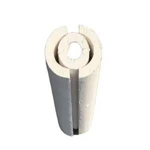 High temperature resistance calcium silicate pipe shell covering for plumb heat preservation