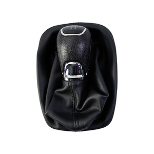 Pomo de palanca de cambios de cuero para coche, 5 y 6 velocidades, para Skoda Fabia MK1, diseño ergonómico - Product Image 3