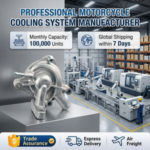 Pompe à eau haute performance pour moto <span class=keywords><strong>Honda</strong></span> <span class=keywords><strong>PCX</strong></span> 125 <span class=keywords><strong>150</strong></span> Vario 125 <span class=keywords><strong>150</strong></span> 19200-KWN-901 ADC12, pièces de refroidissement moteur en aluminium - Product Image 6
