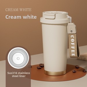 Vaso Térmico Personalizado de Acero Inoxidable de 17 oz, Ecológico, Moderno, de Doble Pared, para Café y Té, Portátil para el Hogar - Product Image 5