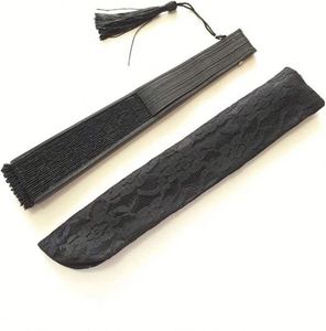 Éventail à main électrique pour femme de 21 cm, en soie de bambou, comme cadeau souvenir - Product Image 2
