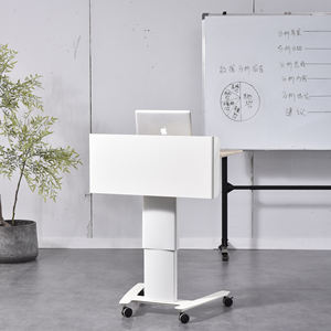 Diseño moderno Elevación neumática Alta calidad Profesor Madera Profesor Podio Discurso Escritorio Mesa Oficina - Product Image 1