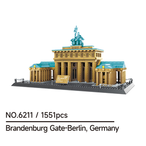 Wange 6211 Bloques de Construcción del Puerta de Brandenburgo de Berlín, Modelo de Ladrillos, Adornos, Juego de Bloques de Construcción Educativos para <span class=keywords><strong>Niños</strong></span>, Juego de Juguetes de Plástico - Product Image 2