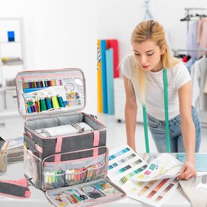 Free sample <b>Multipurpose</b> Sewing Machine Tote <b>Storage</b> <b>Bag</b> with Several <b>Storage</b> Pockets for Portable Carrying Case - Product Image 3