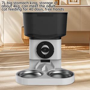 Comedero Automático Inteligente para Perros y Gatos, Dispensador de Comida, Tazón de Acero Inoxidable, Sobaka Koshka Miska - Product Image 3