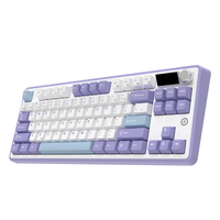 Clavier mécanique Ajazz AK870 TKL, trois modes, 2.4G, BT, filaire, hot-swap, Gasket, RGB, touches PBT, clavier de jeu pour ordinateur portable PC