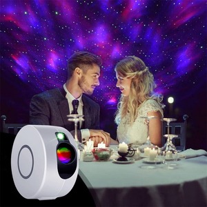 Proyector Láser de Cielo Estrellado, Luz Nocturna de Proyección con 7 Colores, Luces de Olas Oceánicas, Rotación de 360 Grados, Lámpara Nocturna para Niños, Regalos - Product Image 2