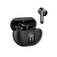 Earphone True Wireless In-ear Peredam Kebisingan Terlaris dengan IPX4 Tahan Air, Daya Tahan Baterai Lama, Layar Digital JL