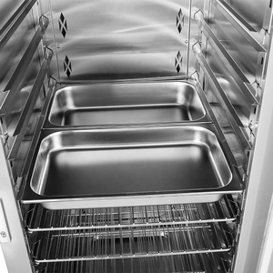 Carrello elettrico dello scaldavivande dell'attrezzatura della cucina della <span class=keywords><strong>Pizza</strong></span> inossidabile commerciale mobile - Product Image 6