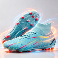 Chaussures de football d'entraînement durables, tige en PU, semelle extérieure en TPU résistante à l'abrasion, légères, imperméables, antidérapantes, printemps, été, automne