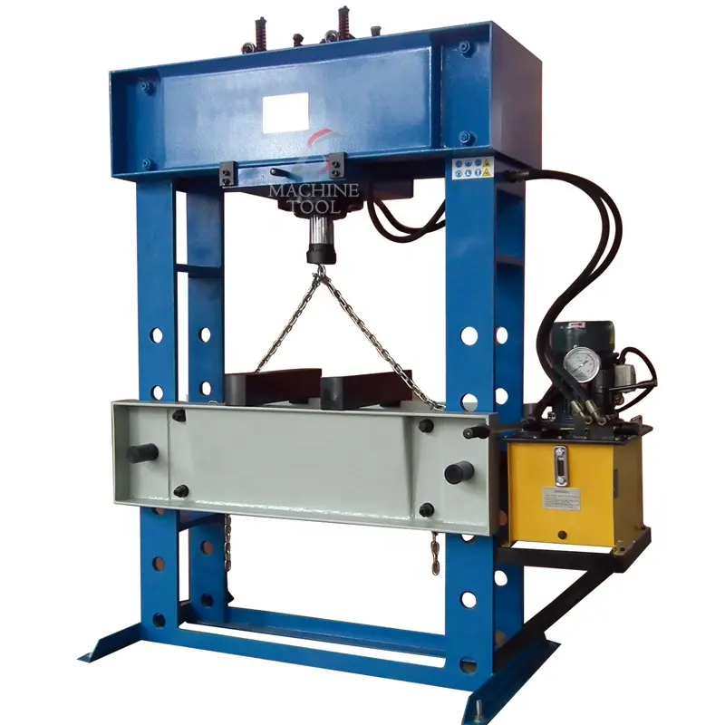 Mesin Press Hidrolik Manual dan Elektrik Mesin Press Hidrolik HP-100 100Ton
