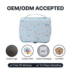 Nouvelle Trousse de Toilette Portable Multifonctionnelle pour Voyage, Mignonne, Imperméable, en Polyester, avec Fermeture Éclair, Capacité 20-35L - Product Image 4