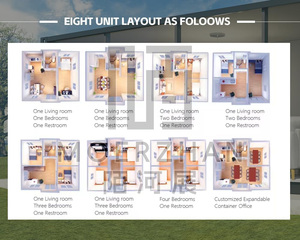 Contenedor Expandible y Plegable para <span class=keywords><strong>Apartamentos</strong></span>, 20 Pies/40 Pies, Moderno, de Lujo, Prefabricado, Residencia Móvil de 2/3 Dormitorios - Product Image 6