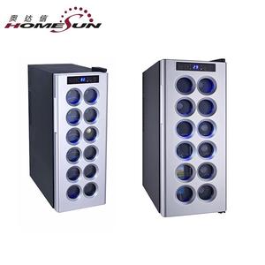 12 botellas de lujo serie hogar Mini enfriador de vino uso doméstico electrónico OEM estrecho Mini bodegas refrigerador - Product Image 4
