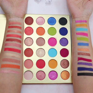 Palette de fards à paupières en poudre 24 couleurs en gros, hautement pigmentée, mate, scintillante, <span class=keywords><strong>maquillage</strong></span> pour les yeux, marque privée, végétalienne, sans cruauté, OEM - Product Image 5