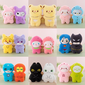 Vente en gros de poupée chiot <span class=keywords><strong>dessin</strong></span> au trait <span class=keywords><strong>anime</strong></span> super doux Noël pour enfants jouets animaux en peluche de 8 pouces jouets en peluche personnalisés pour machine à griffes - Product Image 3
