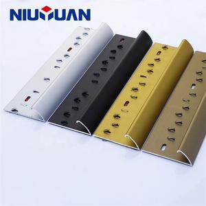 Niuyuan Nhà Máy Giá sàn phụ kiện đa màu sắc kim loại đoạn đường nối hồ sơ Thảm cạnh <span class=keywords><strong>TRIM</strong></span> - Product Image 1