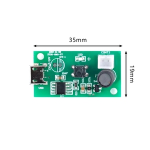 Usb <span class=keywords><strong>mini</strong></span> tạo độ ẩm Bộ dụng cụ DIY sương nhà sản xuất và trình điều khiển bảng mạch Fogger atomization phim Atomizer tấm phun mô-đun - Product Image 4