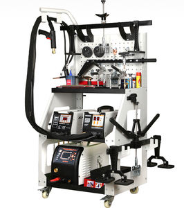 FUNISI自動車ボディ修理スポットスタッド溶接機アルミニウム鋼デントプーラースポット溶接機MIG250溶接機アルミ車パネル用 - Product Image 1