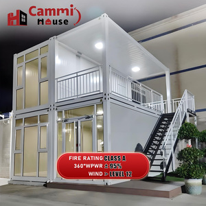 Cammi Casa 3 phòng ngủ có thể gập lại Tiny nhà đã sẵn sàng để tàu prefab prefab nhà cho cắm trại văn phòng xây dựng ngoài trời container nơi trú ẩn - Product Image 1