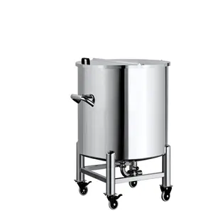Chemical Storage Equipment For Liquid Shampoo Thick Cream Various SUS Collection Tank Movable Oil tank Stainless steel