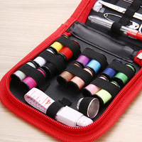 Portable ménage Kit de couture boîte bricolage broderie travail manuel outil aiguilles fil ciseaux ensemble fournitures pour la maison accessoires de voyage
