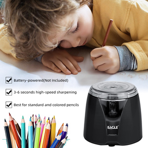 Taille-crayon électrique Eagle noir, taille-crayon électronique pour le bureau et l'école - Product Image 5