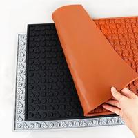 Nouveau support antidérapant en silicone pour ustensiles de cuisine, résistant à la chaleur, pliable, dessous de plat, tapis de séchage pour vaisselle et ustensiles, tapis de bar, tapis de table