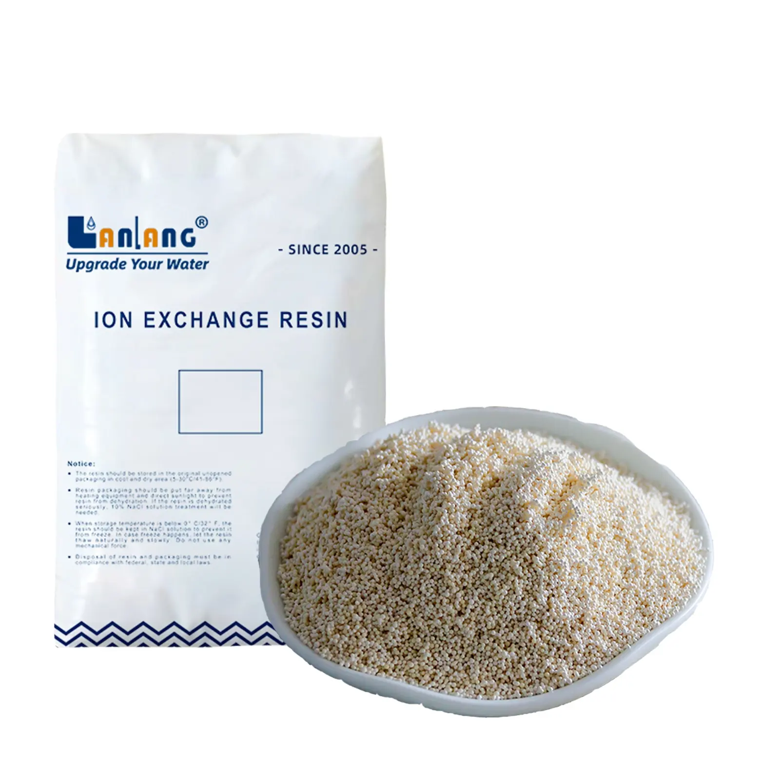 Lanlang TC113D macroporous weak acid cation ion exchang resin