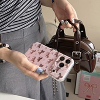 Étui de téléphone anti-chute IMD à écran plein écran avec motif de poney |   Protection en matériau TPU flexible | Motif de poney de dessin animé |   Housse de protection complète