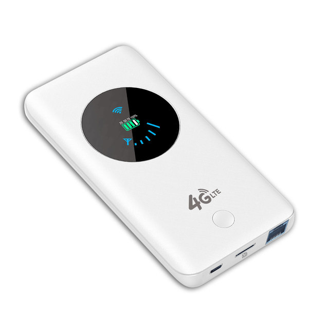 Pocket Mini Wifi Router 4g Hotspot With 1000ah Power Bank Function Pocket 4g Router With Rj45 Contact With Computer