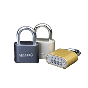 Asack Oem wholesale bulk padlock anti-theft doors drawer luggage locker cabinet heavy duty metal alloy combination coded keyless