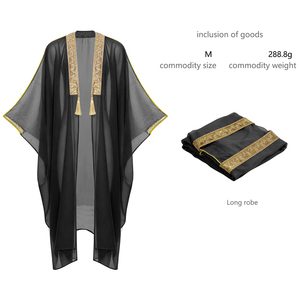 Jubba Thobe Kimono Cardigan pour Hommes Musulmans, Robe Islamique, <span class=keywords><strong>Djellaba</strong></span>, Abaya, Kaftan, Robe Saoudienne, Robe Arabe, Robe de Dubaï, Robe Turque, Robe Marocaine pour l'Aïd et le Ramadan - Product Image 3