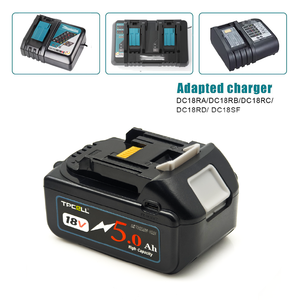 TPCELL PD65W 5/6AH <strong>Battery</strong> for <strong>Makita</strong> <strong>18V</strong> Power Tools Type-C Input/Output Li-ion Replacement for LXT BL1850 BL1840 - Product Image 4