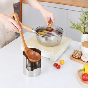 Support multifonctionnel en acier inoxydable pour couvercles de casseroles, organisateur de comptoir de cuisine, support de rangement pour spatules et planches à découper, gadget de cuisine - Product Image 4