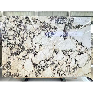 Luxury Natural Calacatta Viola Violet Marble Slabs for Kitchen Countertop Bathroom <b>Vanities</b> Marble Coffee Table Wall Tiles - Product Image 1