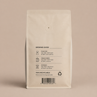 YOUYI Sachet à café transparent à fond plat avec valve de dégazage, refermable, logo personnalisé, OEM, haute qualité pour PET/PE de qualité alimentaire