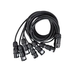 Précision Pro Audio SP-SCPX-F19M6-2M 6 interface Professionnel Socapex pvc câble industrielle AC cordon d'alimentation de charge câble