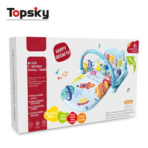 Manta <span class=keywords><strong>de</strong></span> juego <span class=keywords><strong>de</strong></span> gimnasio para actividades sensoriales tempranas para bebés con estante <span class=keywords><strong>de</strong></span> Fitness, <span class=keywords><strong>desarrollo</strong></span> <span class=keywords><strong>de</strong></span> Motor, alfombrilla <span class=keywords><strong>de</strong></span> juego para bebés, Piano con juguetes <span class=keywords><strong>de</strong></span> sonajero <span class=keywords><strong>de</strong></span> animales - Product Image 6