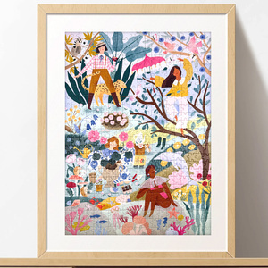<span class=keywords><strong>Puzzle</strong></span> Personalizzato all'Ingrosso dalla Fabbrica, Popolare <span class=keywords><strong>Puzzle</strong></span> Irregolare da 500 Pezzi con Dipinto Artistico dell'Universo, Ideale come Regalo - Product Image 3