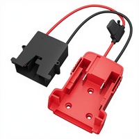 Kit adaptateur convertisseur de batterie DC Power Wheels avec ABS pour batteries lithium-ion 18V, connexion par prise, fusibles et connecteurs de câblage