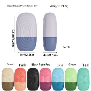 Moule en silicone pour rouleau de glace facial pour les soins de la peau, bac à glaçons réutilisable pour massage du visage et réduction des gonflements - Product Image 4