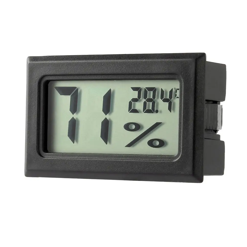 ISMART Tester Dalam Ruangan Mini, FY-11 Digital LCD Tampilan Termometer Higrometer Pengukur Temperatur dan Kelembapan