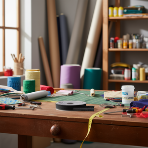 Nastro Tessuto ILAN 2.5Cm 27M Nero per Cinture e Accessori - Product Image 2