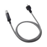 Carrete de Cable eléctrico TianTai IEC VDE Europa 250V Cable de alimentación AC BS CEE PVC chaqueta PC de goma para ordenador hogar CN enchufe estándar