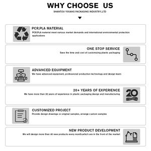 Bán buôn màu nhựa mỹ phẩm bao bì 100g đôi tường nhựa cơ thể Lotion Kem Jar trang điểm Remover Jar với nắp đậy - Product Image 6