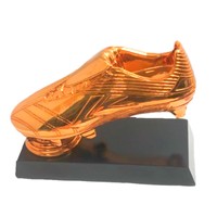 Trophée de chaussure d'or, ornement de récompense de figurine Statue commémorative moulée en 3D pour la décoration de bureau de compétition