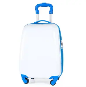 Portable Children Fashion Luggage Trolley Cases With Scooter Ride Kids Trolley Cases Ride Kids Hard Suitcase For Travel Trip