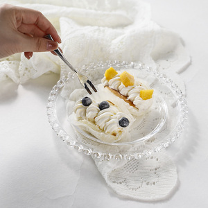 Set di alzata <span class=keywords><strong>per</strong></span> torta trasparente con decorazione di nozze <span class=keywords><strong>per</strong></span> torta da tavola con coperchio in vetro - Product Image 4